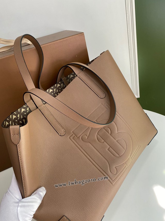 Burberry專門店新款塗層牛皮手拎肩背tote包 巴寶莉男士托特包購物袋 yxb1327